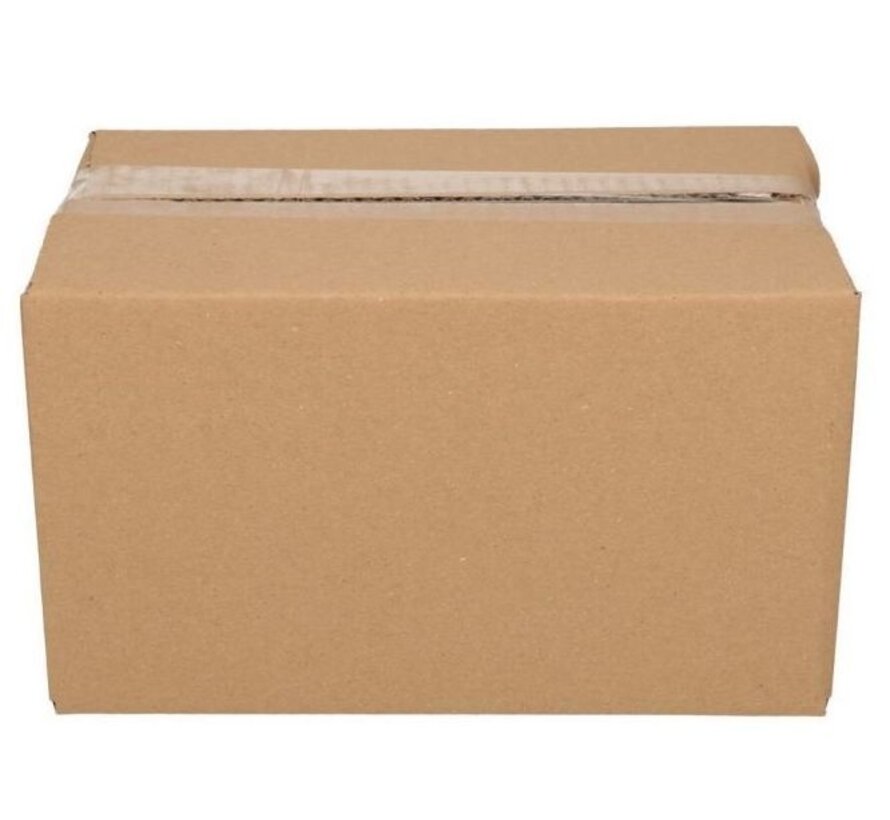 25 Stuks - Amerikaanse vouwdoos - enkel golf 200x150x120mm (20x15x12cm)