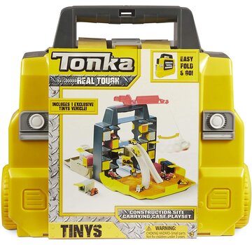 Tonka Speelkoffer inklapbaar met een auto - Bouwplaats