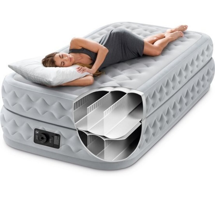 1-Persoons Twin Supreme Air - Zelfopblazend luchtbed 191x99x51cm c