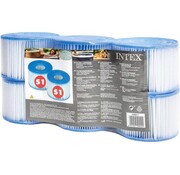 Intex 18 stuks Spa Filter voor de PureSpa Type S1 - Filterpatroon / Filtercartridge