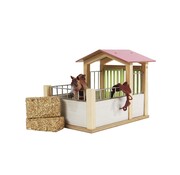 Kids Globe PAARDENBOX ROZE 14X21,8X14CM