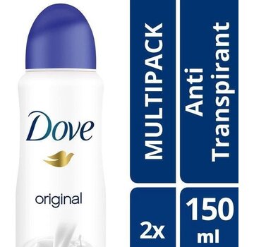 Dove Original Anti-transpirant - Deodorant Spray - 2x 150ml