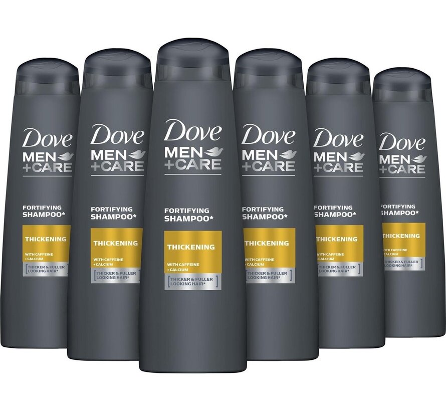 Men+Care Shampoo - Thickening / Strenghtening - 6x 250ml - Voordeelverpakking