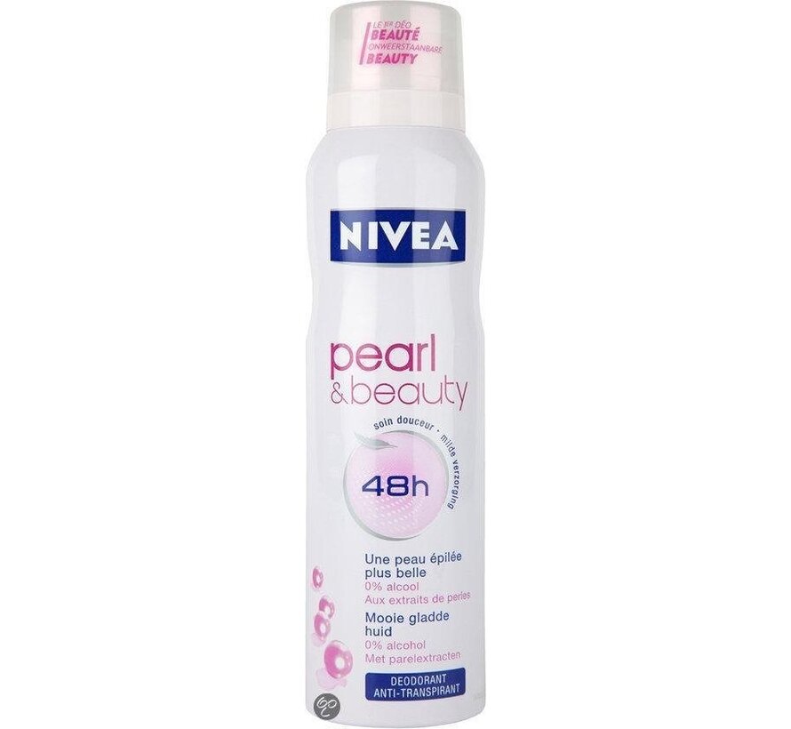 Pearl & Beauty - Deodorant Spray - 12x 150ml Voordeelverpakking