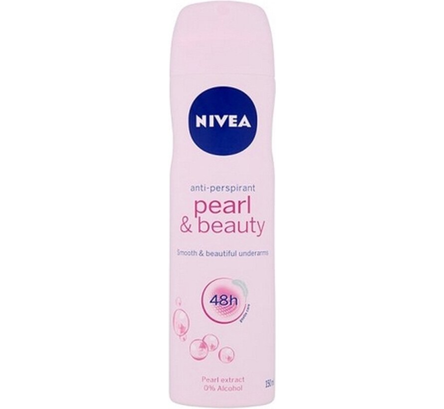 Pearl & Beauty - Deodorant Spray - 12x 150ml Voordeelverpakking