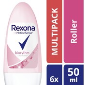 Rexona Motion Sense - Biorythm Dry & Fresh - Deodorant Roller - 6x 50ml - Voordeelverpakking