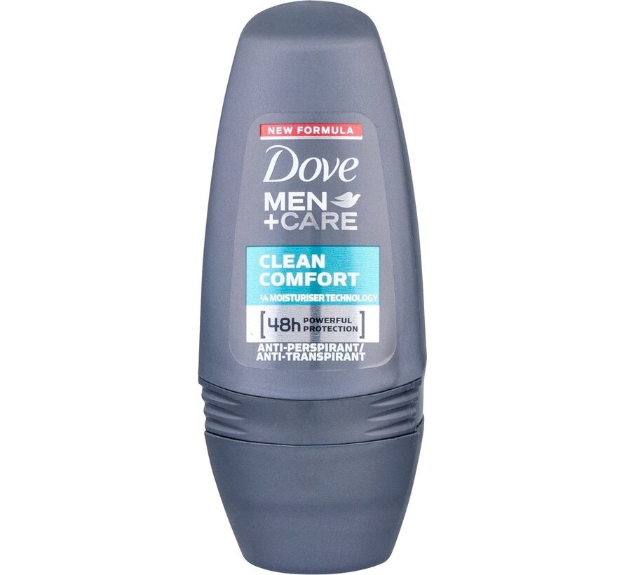 Men+Care Clean Comfort - Deodorant Roller - 12x 50ml - Voordeelverpakking