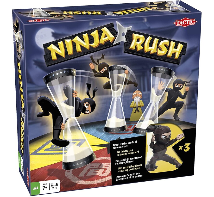 Ninja Rush - Gezelschapsspel - Kinderspel - Vanaf 7 jaar - 2 tot 4 spelers