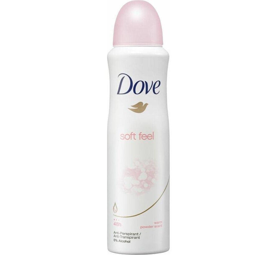 Soft Feel Anti-transpirant - Deodorant Spray - 6x 150ml - Voordeelverpakking