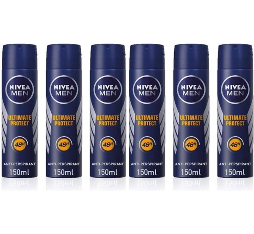 Ultimate Stress Protect - Deodorant Spray - 6x 150ml  Voordeelverpakking