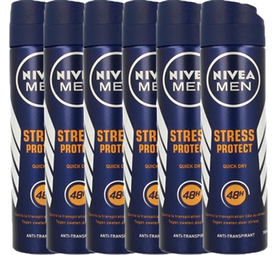 Ultimate Stress Protect - Deodorant Spray - 6x 150ml  Voordeelverpakking