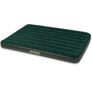 Intex Downy 2-persoons luchtbed twijfelaar met ingebouwde voetpomp (191x137x25cm) c