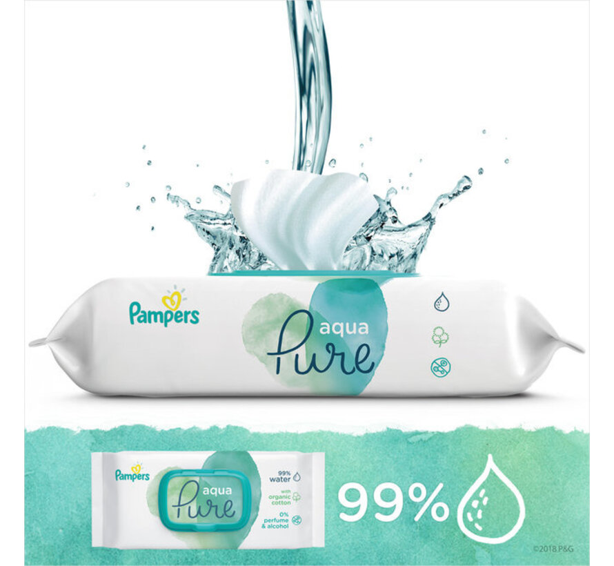 Aqua Pure Billendoekjes 70 stuks