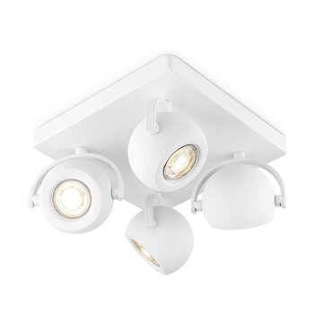 Home Sweet Home Nop 4 spots - LED opbouwspot wit - 23 cm