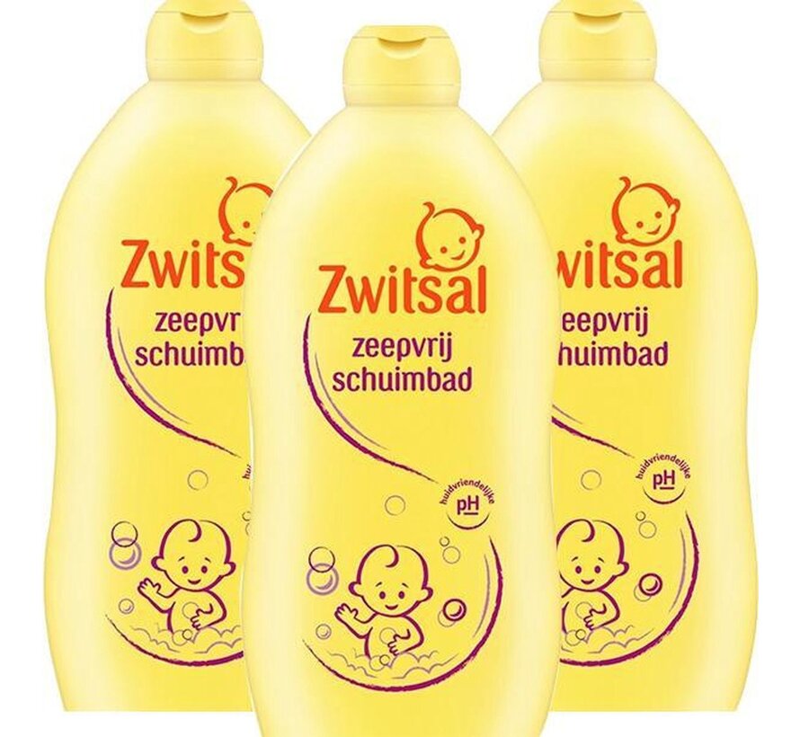 Baby Schuimbad / Badschuim Zeepvrij - 3x 700ml