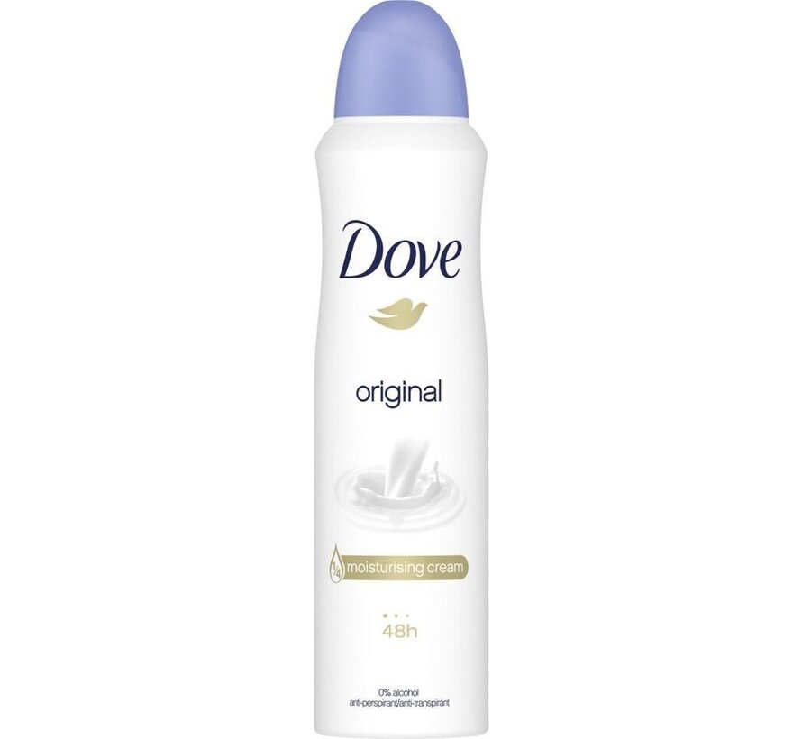 Dove Original Anti-transpirant - Deodorant Spray - 6x 150ml