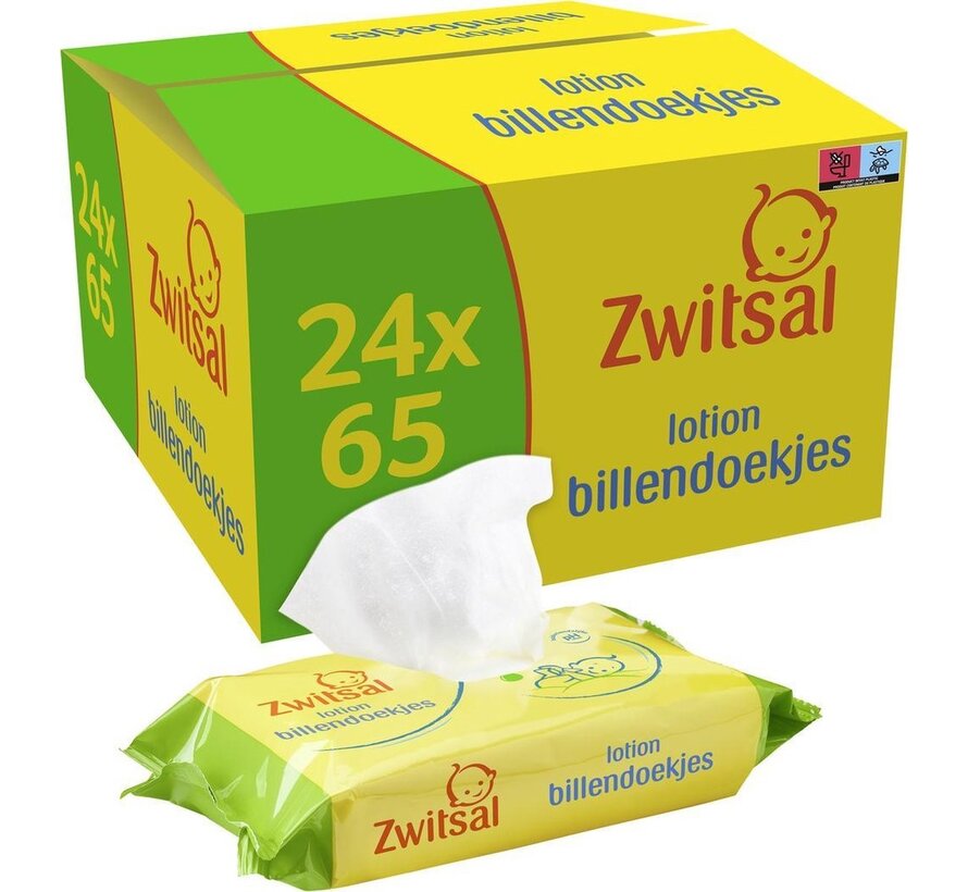 Lotion - 1560  Billendoekjes / Babydoekjes (24x65 stuks)