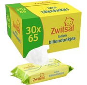 Zwitsal Lotion - 1950  Billendoekjes / Babydoekjes (30x65 stuks)