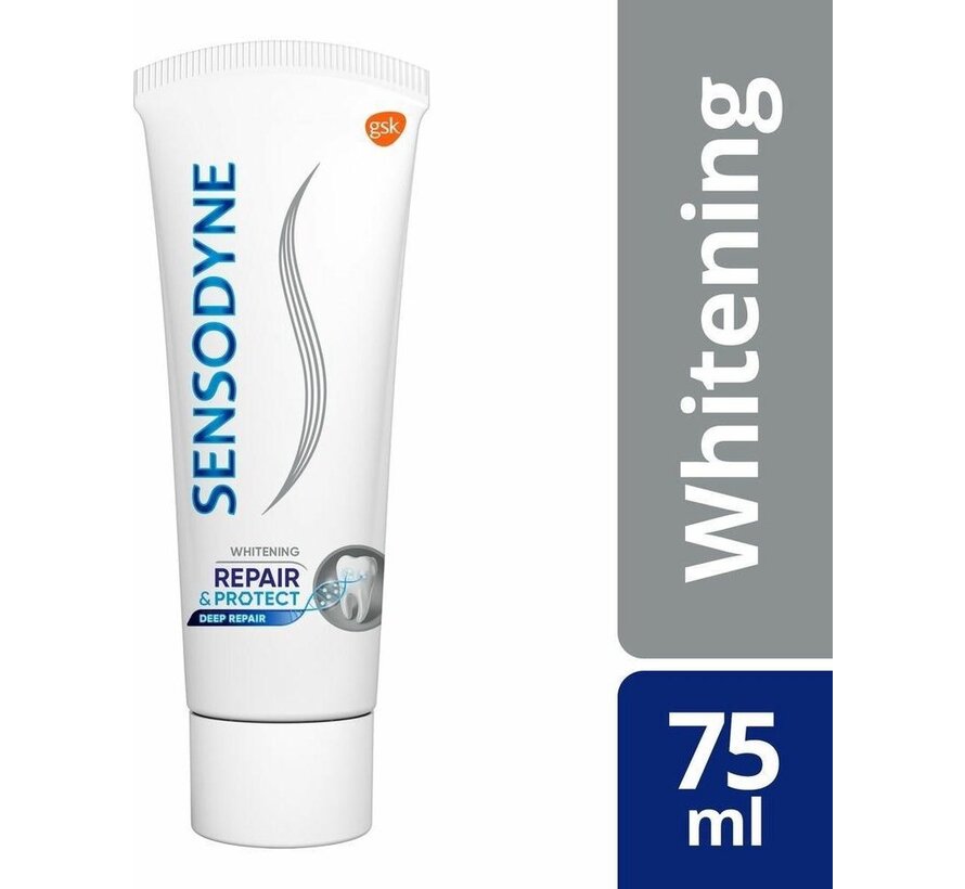 Repair & Protect Whitening - Tandpasta - 6x75ml  - Voordeelverpakking