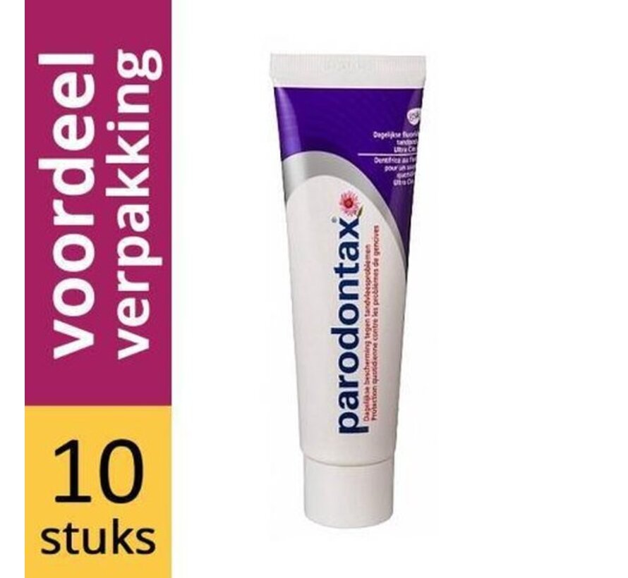 Ultra Clean - Tandpasta - 10x 75ml - Voordeelverpakking