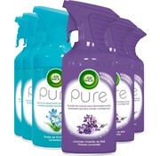 Air Wick Pure Luchtverfrisser Spray 250ml - 3x Lentedauw & 3x Paarse Lavender