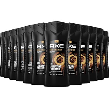 Axe Douchegel Dark Temptation Bodywash XL - 12x 400ml Voordeelverpakking