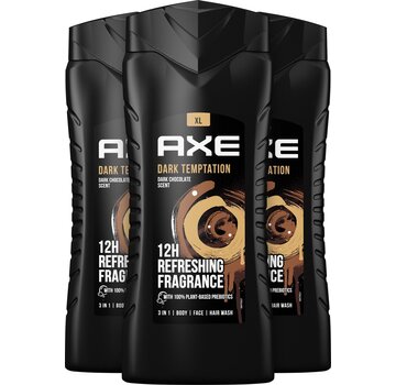 Axe Douchegel Dark Temptation Bodywash XL - 3x 400ml