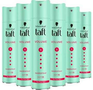 Schwarzkopf Taft Styling Haarspray / Haarlak - Hold No 5 - Volume - 6x 250ml