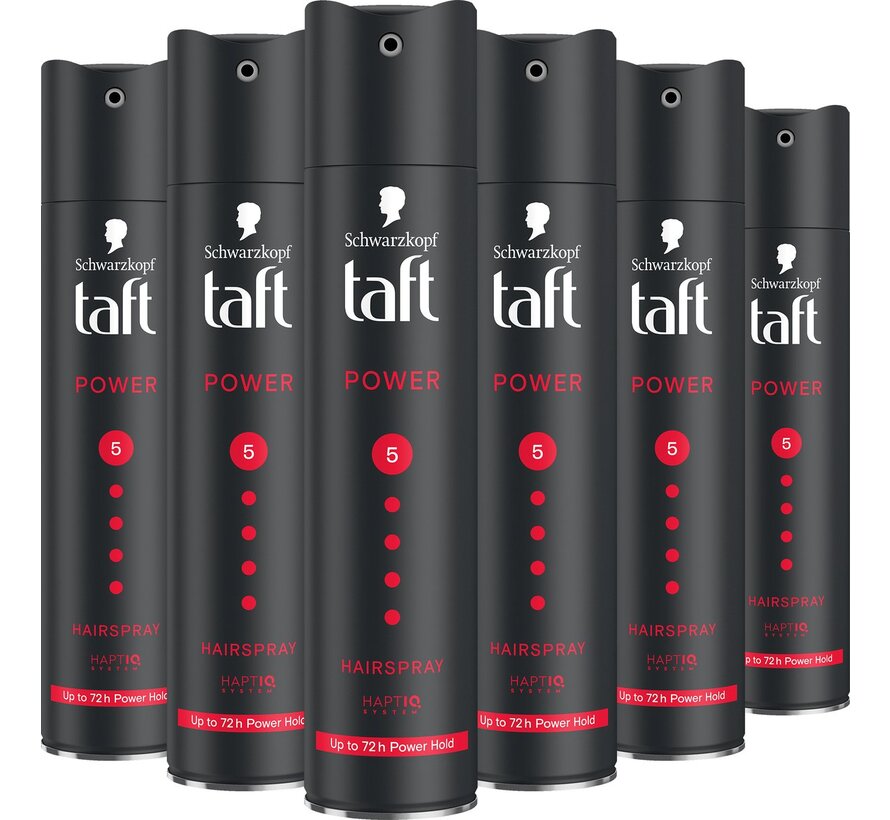 Taft Styling Haarspray / Haarlak - Hold No 5 - Power - 6x 250ml