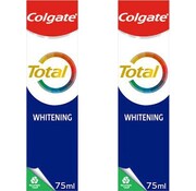 Colgate Total Natural White Whitening - Tandpasta - 2x 75ml