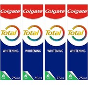 Colgate Total Natural White Whitening - Tandpasta - 4x 75ml