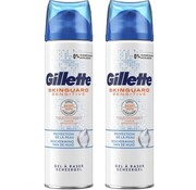 Gillette Skinguard Sensitive Scheergel - Gevoelige huid - 2x 200ml