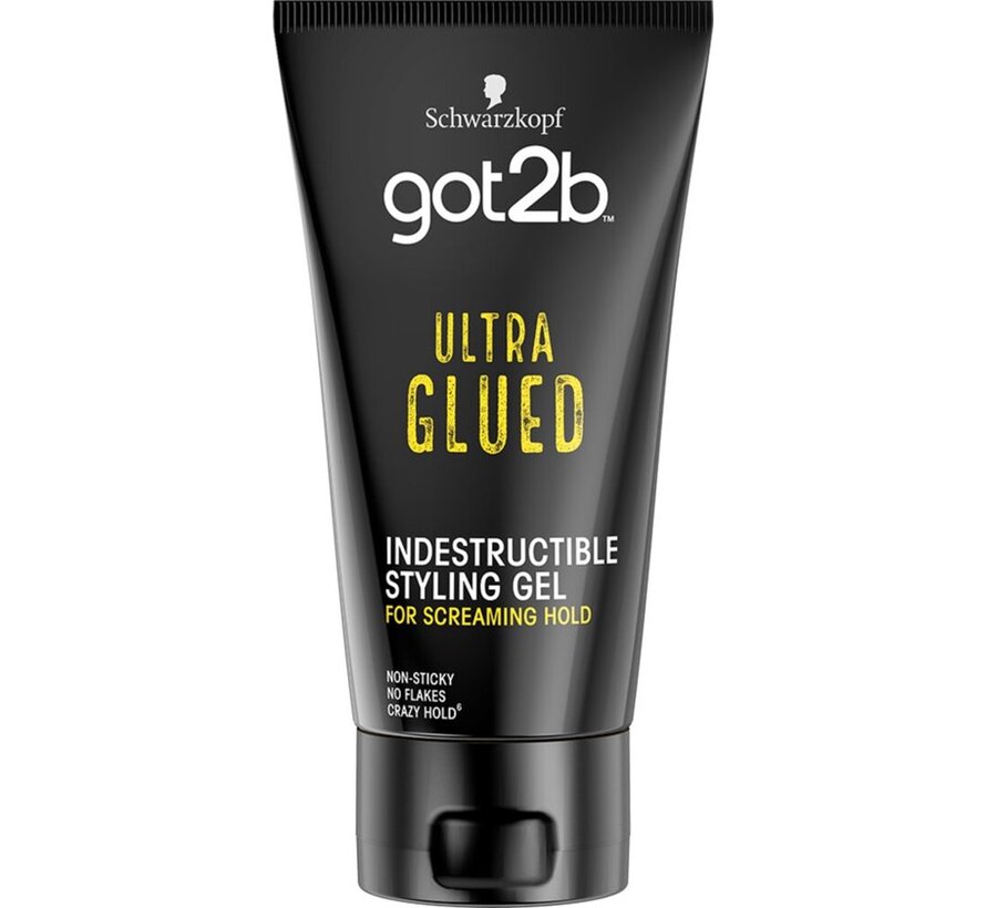 Got2b - Ultra Glued Indestructible Gel - Styling Haargel - 150ml