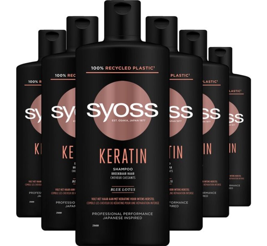 Keratin - Shampoo - 6x 440ml