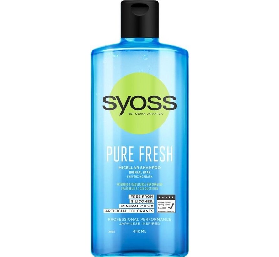 Pure Fresh Micellar - Shampoo - 6x 440ml