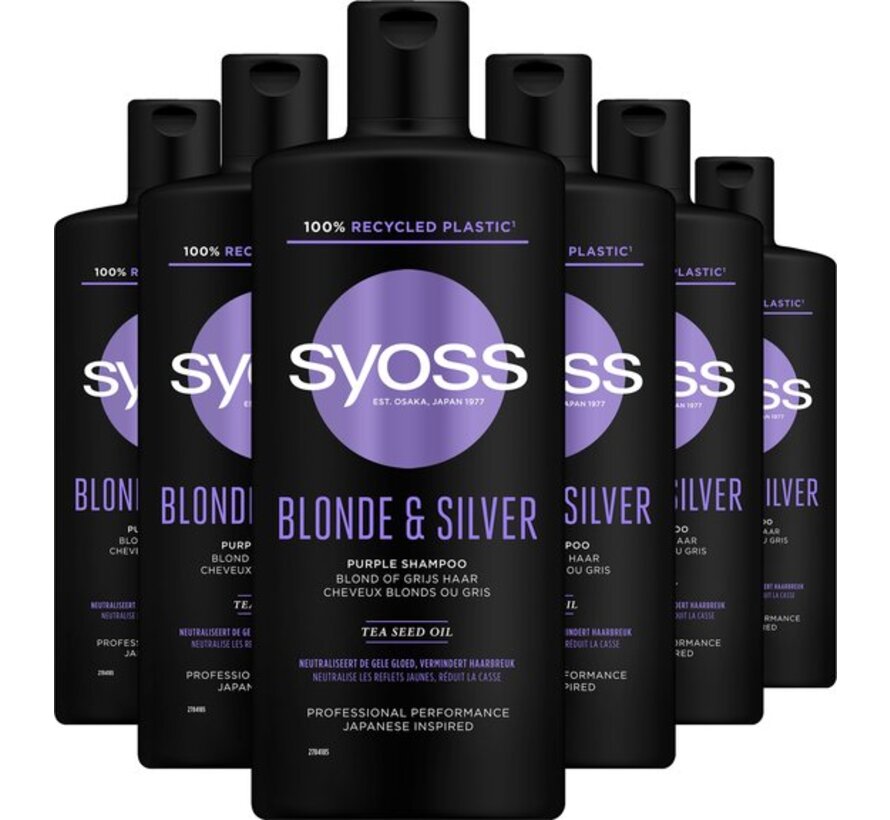 Blonde & Silver - Shampoo - 6x 440ml