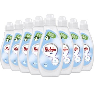Robijn Stralend Wit - Vloeibaar Wasmiddel (700ml) - 8x 14 wasbeurten