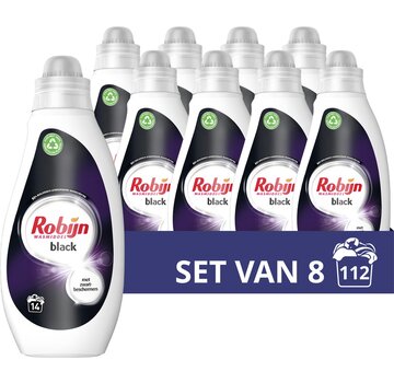 Robijn Black Velvet - Vloeibaar Wasmiddel (700ml) - 8x 14 wasbeurten