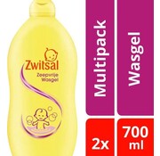 Zwitsal Baby Zeepvrije Wasgel - Extra mild & zacht - Met Pompje - 2x 700ml