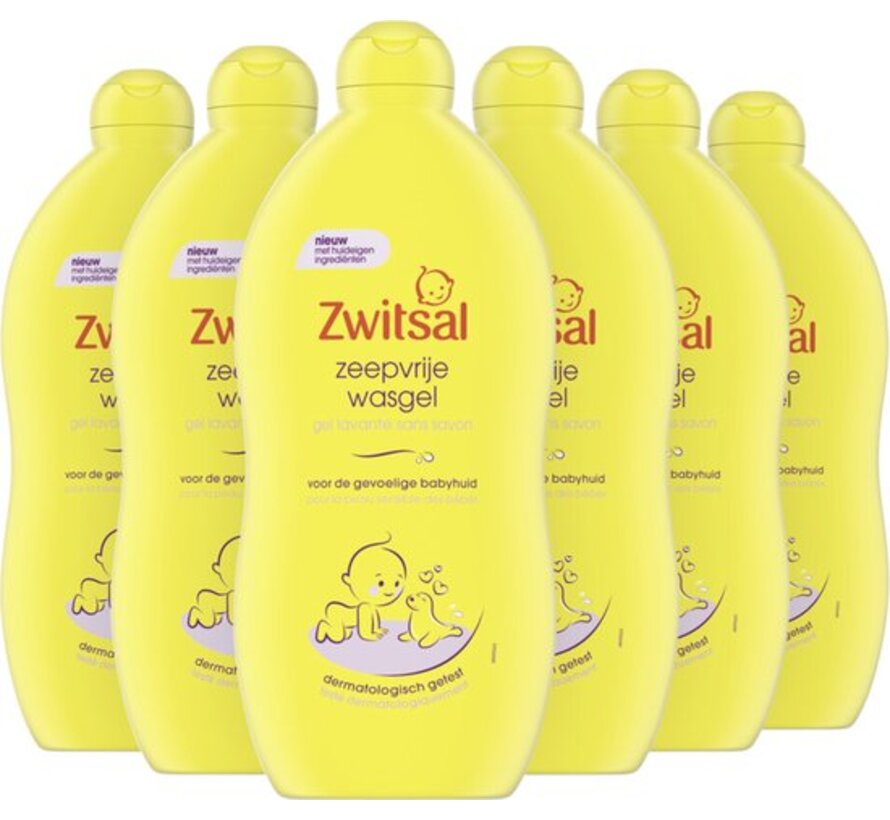 Baby Zeepvrije Wasgel - Extra mild & zacht - 6x 700ml