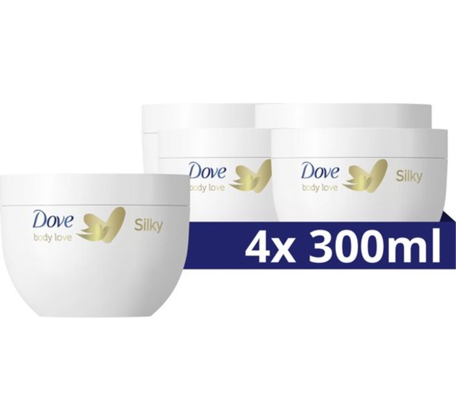 Silky Body Cream / Bodycrème - 4x 300ml