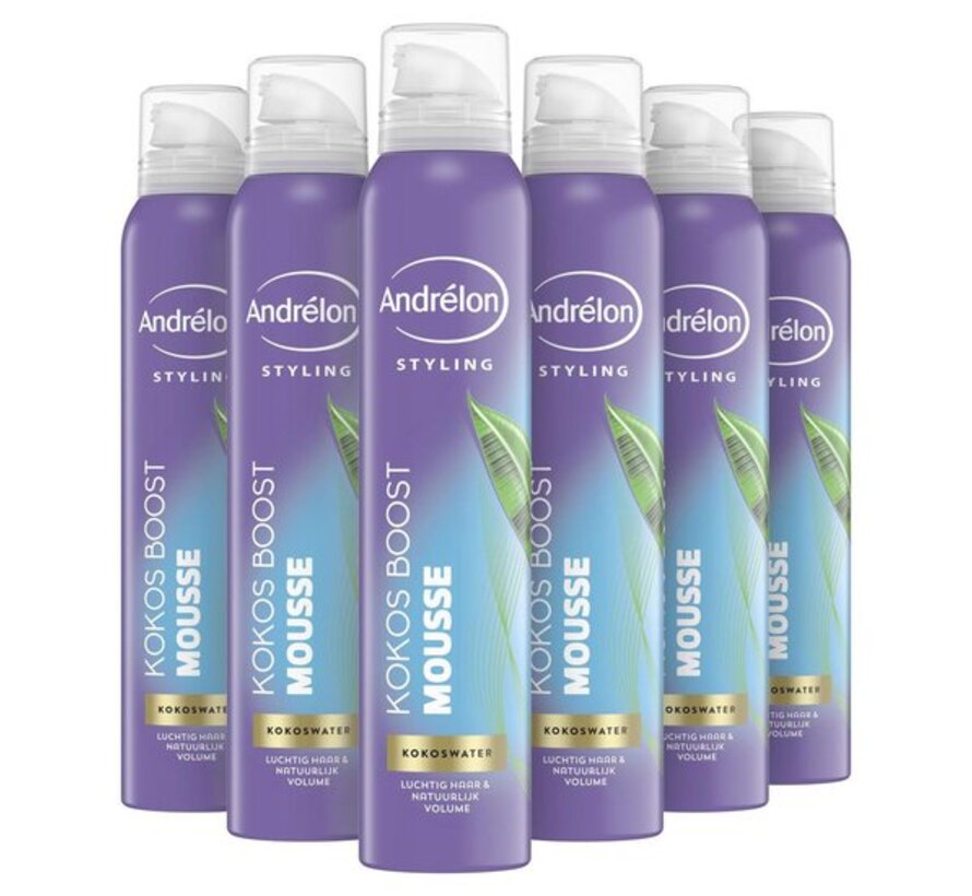 Stying Kokos Boost - Haarmousse - 6x 200ml