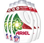 Ariel Vloeibaar Wasmiddel (1215 ml) +Ultra Vlekverwijderaar - 5x 27 wasbeurten