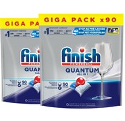 Finish Quantum All-in-1 Powerball Vaatwastabletten - 2x 90 tabs c