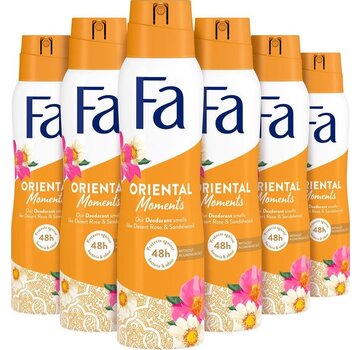 FA Oriental Moments - Deodorant Spray - 6x 150ml