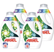 Ariel Vloeibaar Wasmiddel + Touch of Lenor Unstoppables (810ml) - 4x 18 wasbeurten