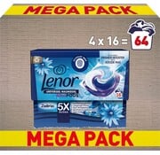 Lenor All-in-1 Wasmiddel Pods - Zeebries - Wascapsules - 4x 16 stuks