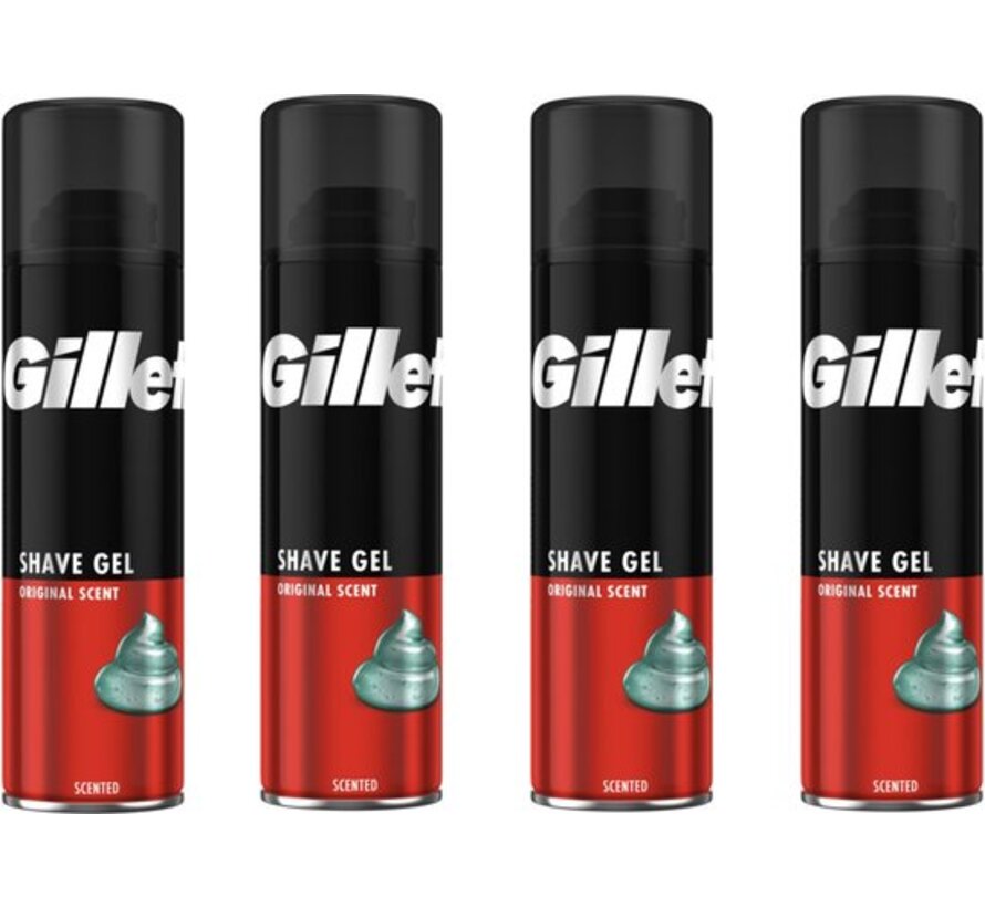 Scheergel basic - Regular - 4x 200ml