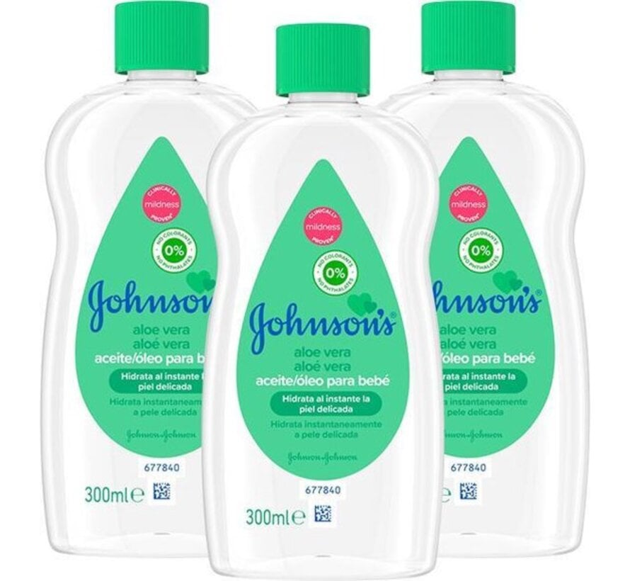 Baby Olie - Aloë Vera - 3x 300ml