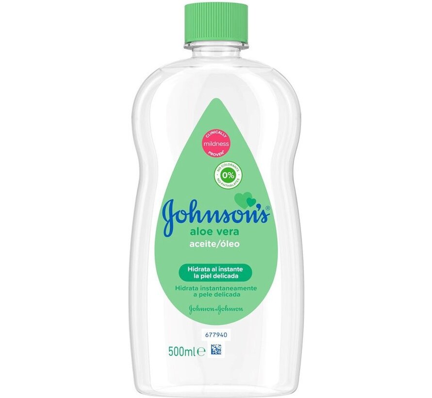 Baby Olie - Aloë Vera - 6x 500ml - Voordeelverpakking